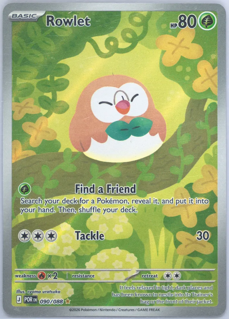 Rowlet card photo