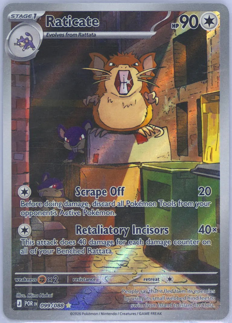 Raticate card photo