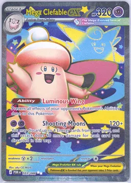 Mega Clefable ex card photo