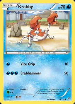 Krabby card photo