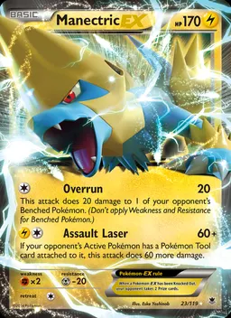Manectric EX card photo
