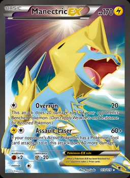 Manectric EX card photo