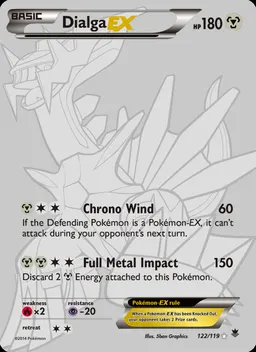 Dialga EX card photo