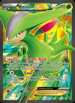 Virizion-EX card photo