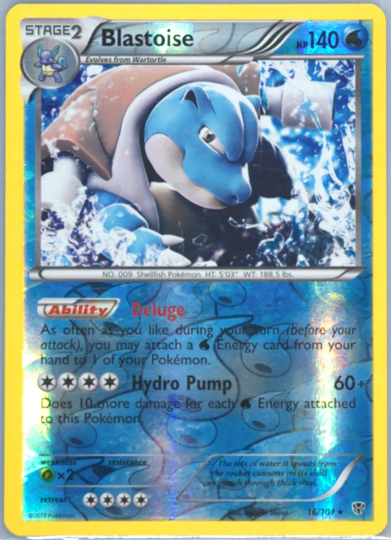 Blastoise card photo