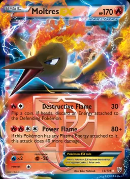 Moltres-EX card photo