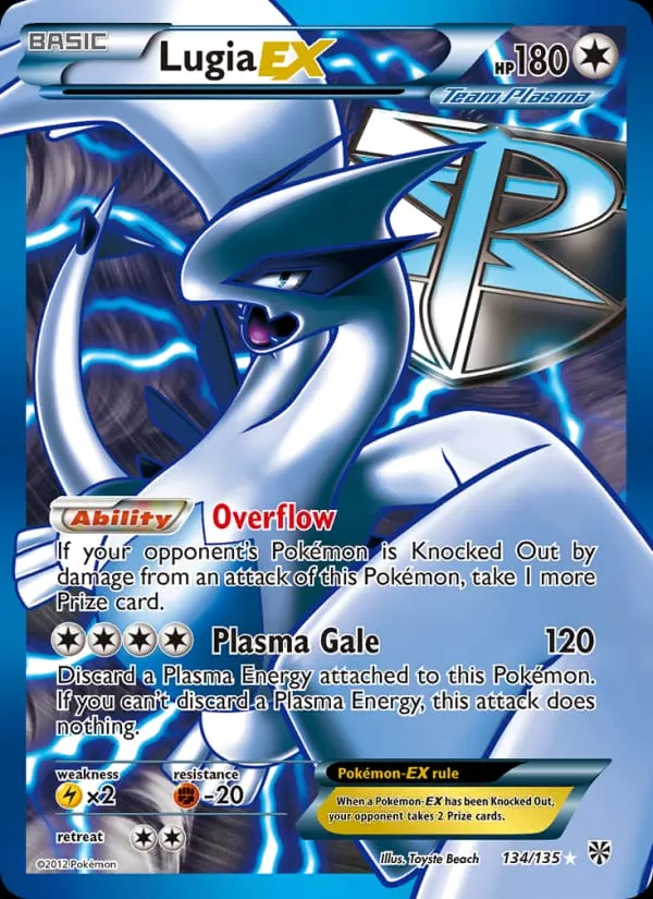 Lugia-EX card photo
