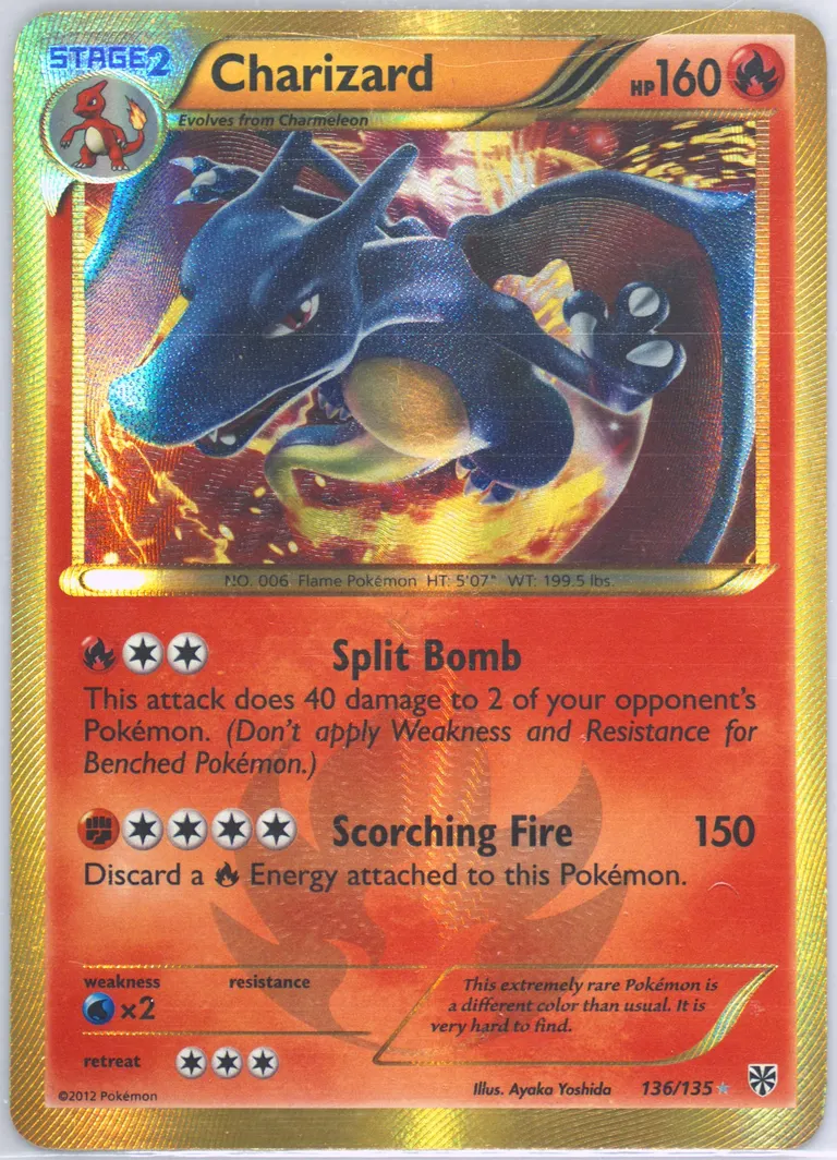 Charizard card photo