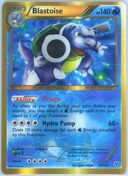 Blastoise card photo