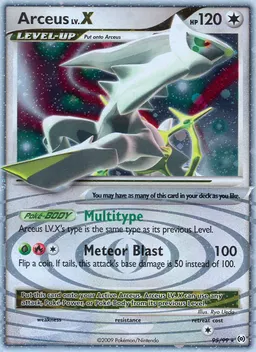 Arceus LV. X #95
