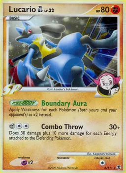 Lucario GL card photo