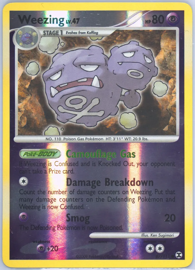 Weezing card photo