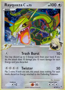 Rayquaza C card photo