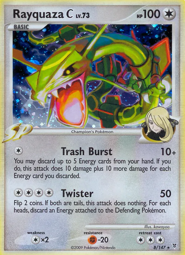 Rayquaza C card photo