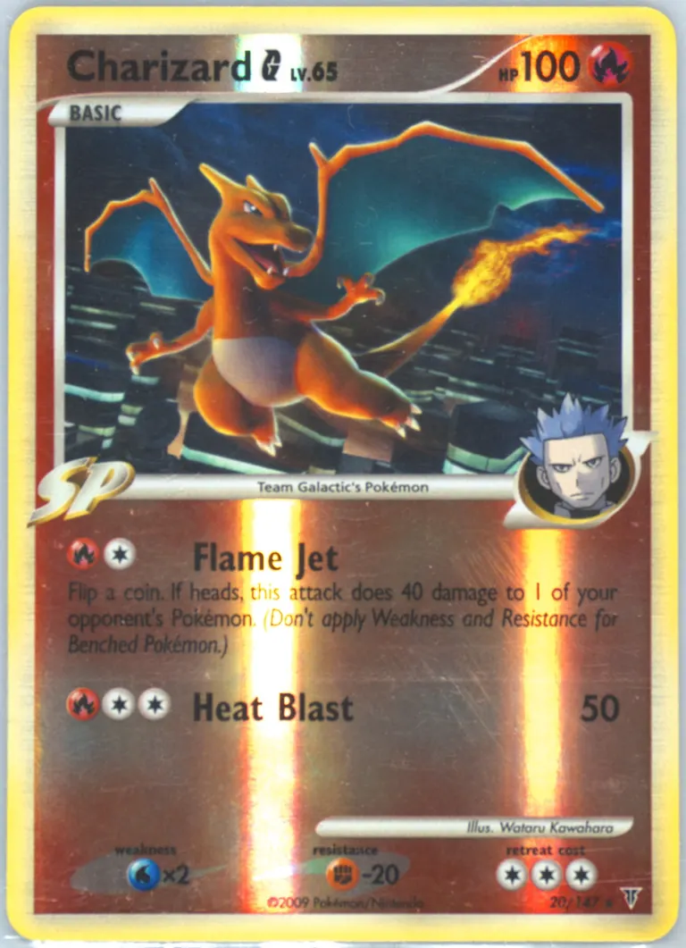 Charizard G card photo