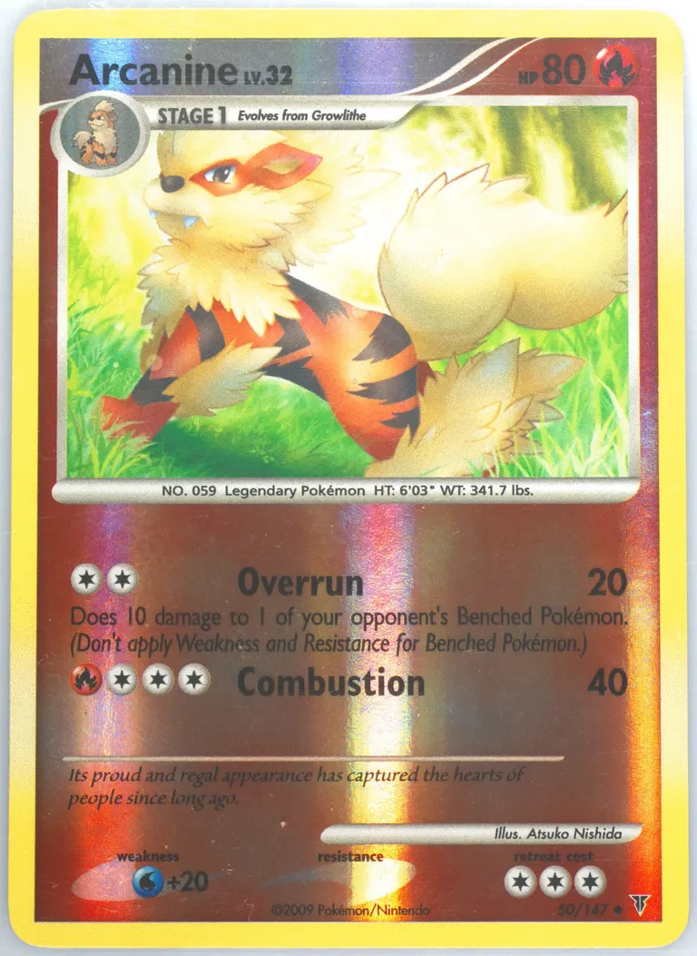 Arcanine card photo