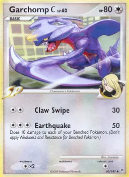 Garchomp C card photo