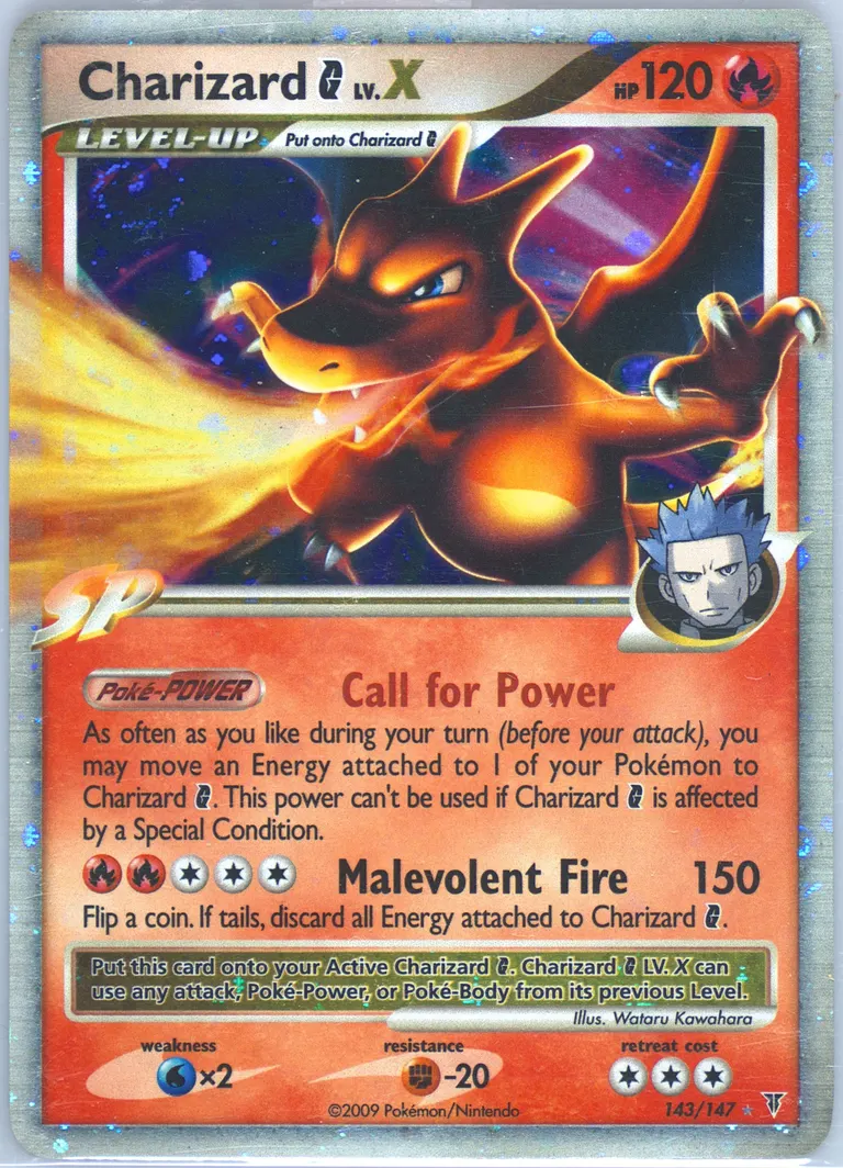 Charizard G card photo