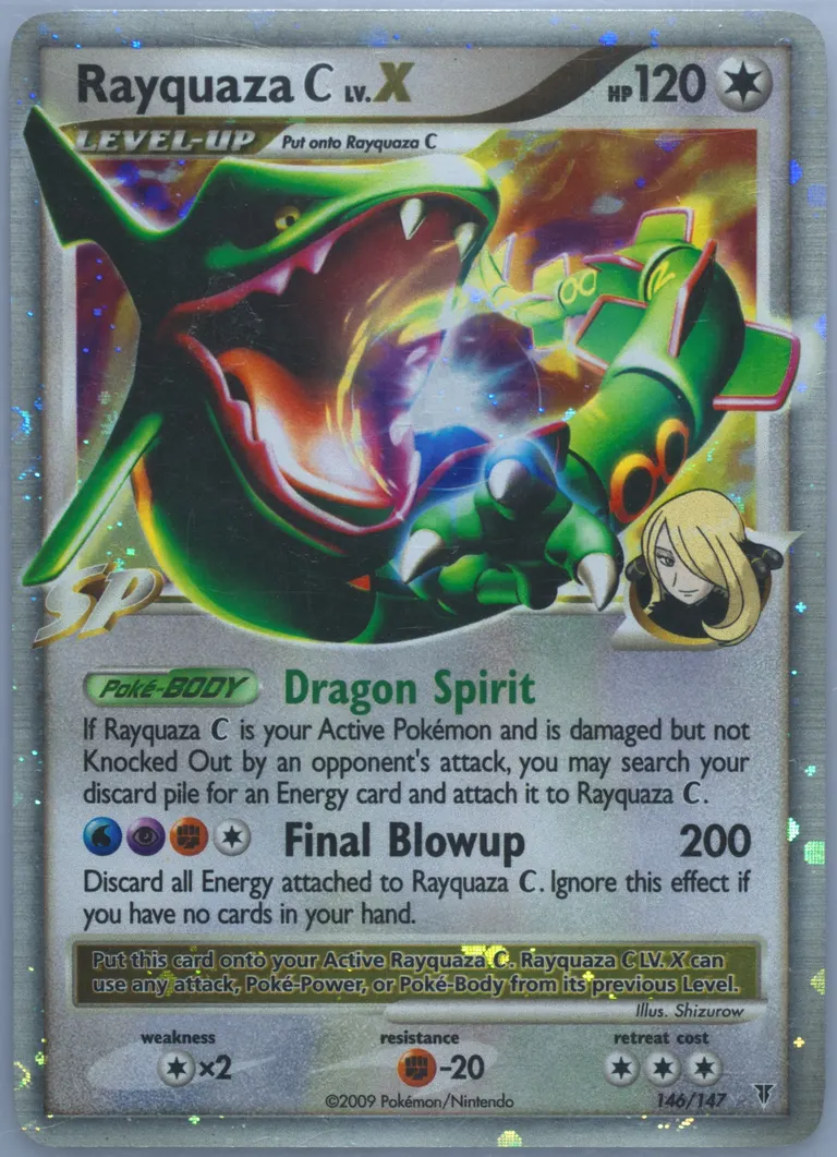 Rayquaza C card photo
