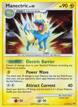 Manectric card photo