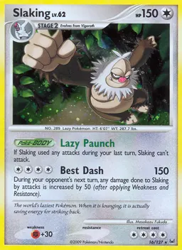 Slaking card photo
