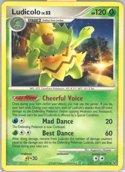 Ludicolo card photo