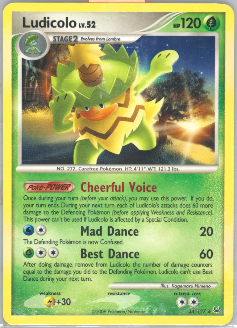 Ludicolo card photo
