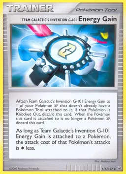 Team Galactic's Invention G-101 Energy Gain #116