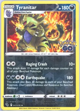 Tyranitar #43