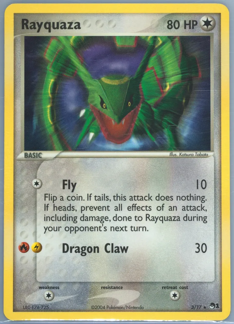 Rayquaza card photo