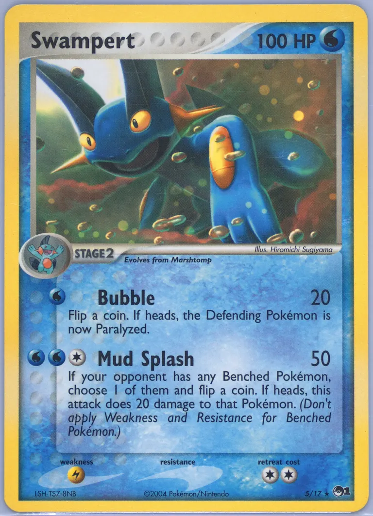 2004 Pokemon Pop Series 1 Swampert #5 PSA 10 GEM MINT POP 15