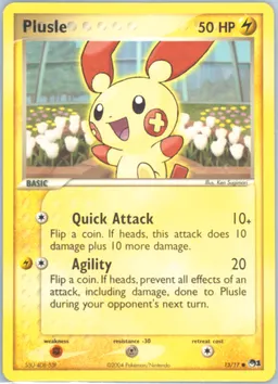 Plusle card photo
