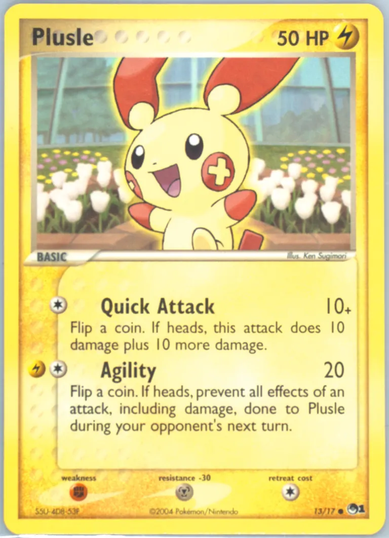 Plusle card photo