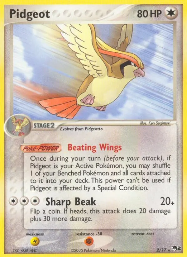 Pidgeot card photo