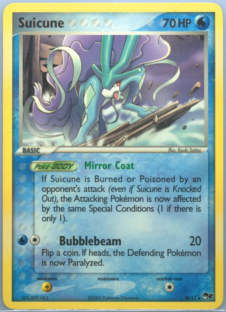 Suicune card photo