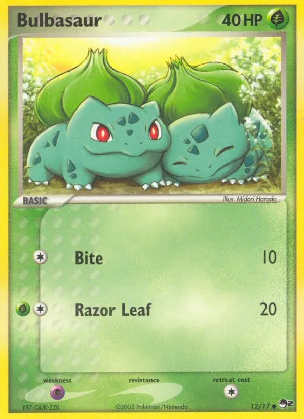 Bulbasaur card photo