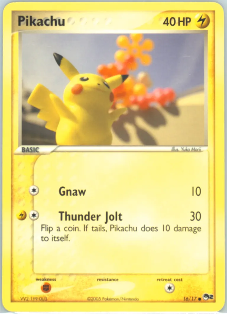 Pikachu card photo