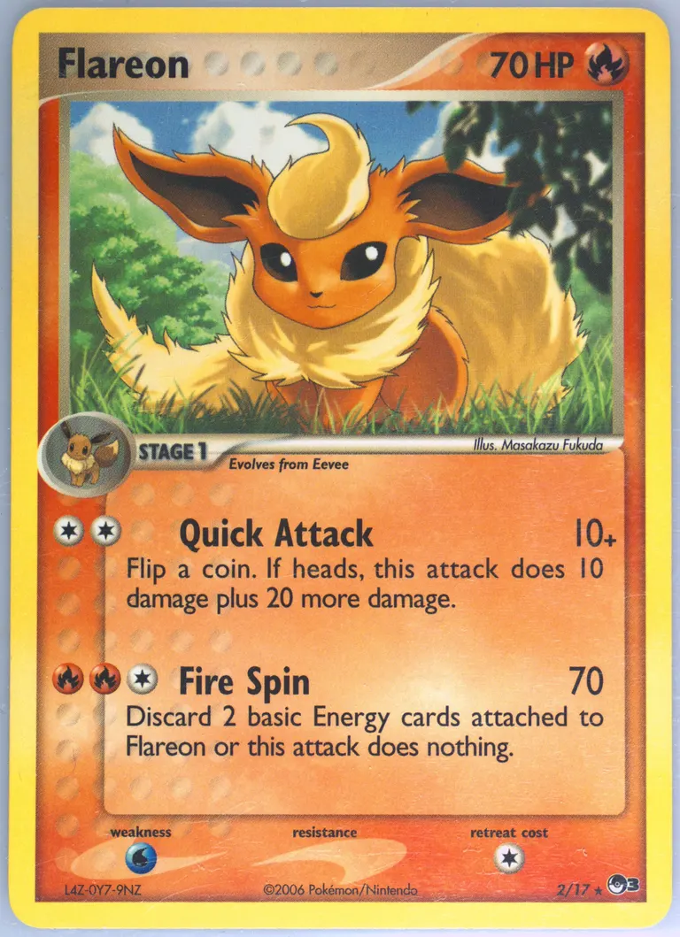 Flareon card photo