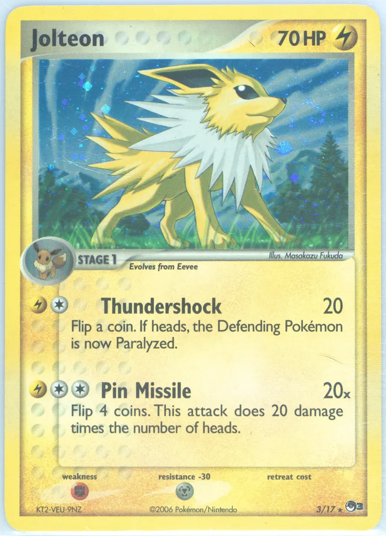 Jolteon card photo
