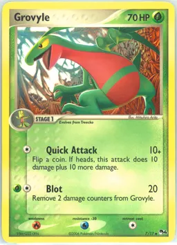 Grovyle card photo