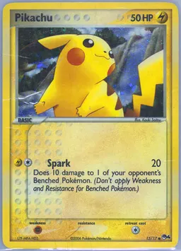 Pikachu card photo