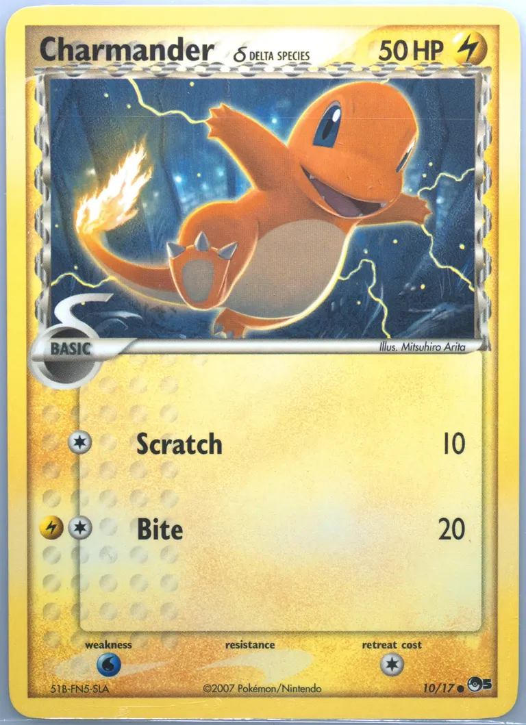 Charmander δ card photo