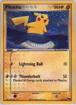 Pikachu card photo