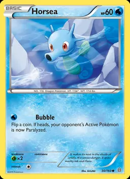 Horsea card photo