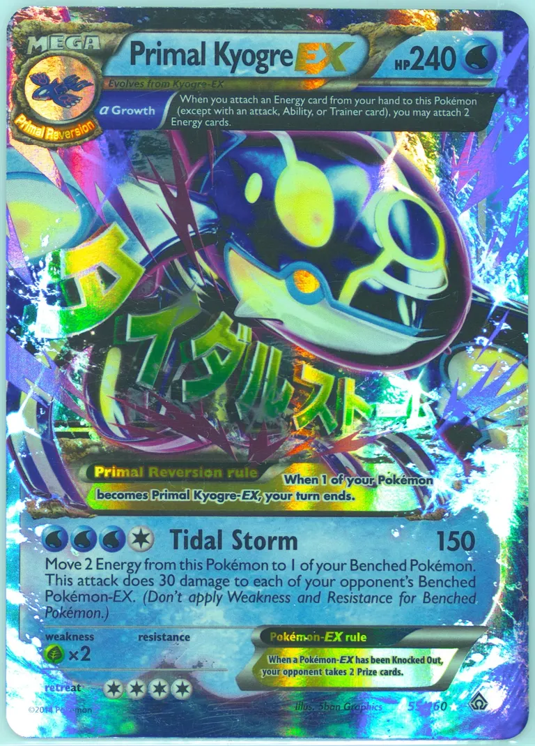 Primal Kyogre EX card photo