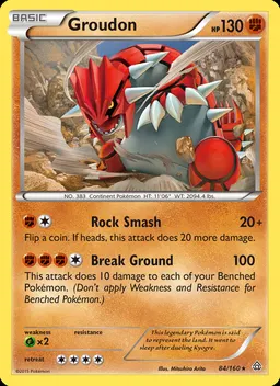 Groudon card photo