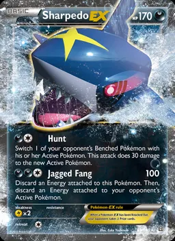 Sharpedo EX card photo