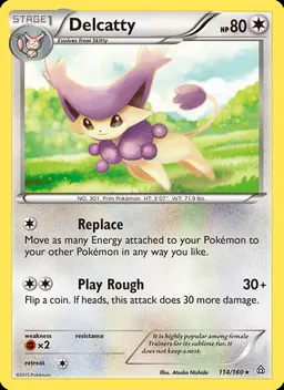 Delcatty card photo