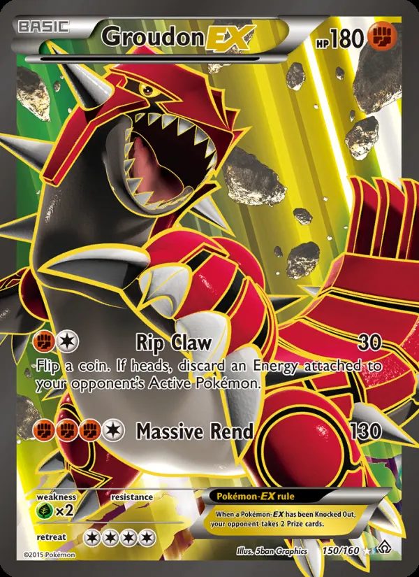 Groudon EX card photo