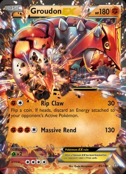 Groudon EX card photo